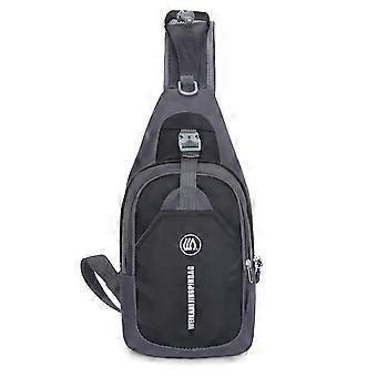Sling Bag Chest Pack Causal Crossbody Shoulder Bag Mochila de Viagem Daypack para Mulheres Homens