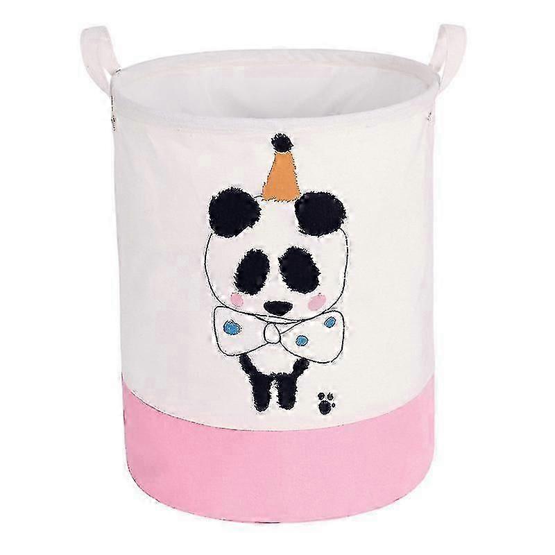 Cute Panda Design Foldable Baby Laundry Basket - Waterproof Storage for UK Parents