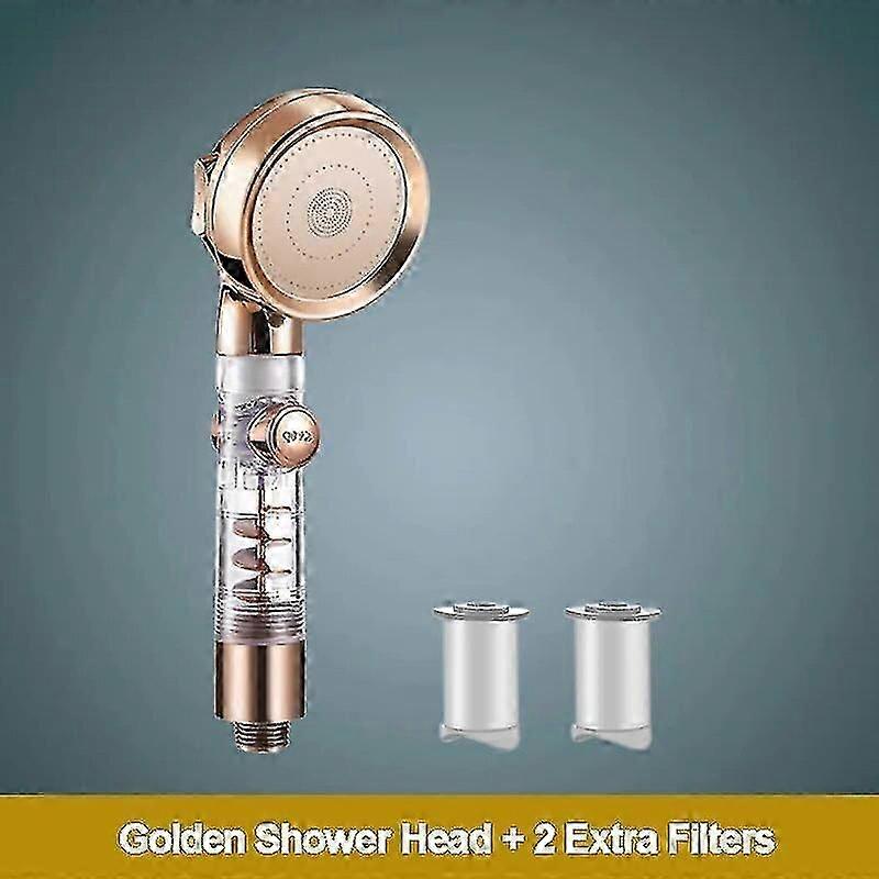 High qualityZhangji New 3-function Shower Head With One Key Stop Magic Watering High Pressure With Filter Bathroom Handheld Sprayer Nozzle