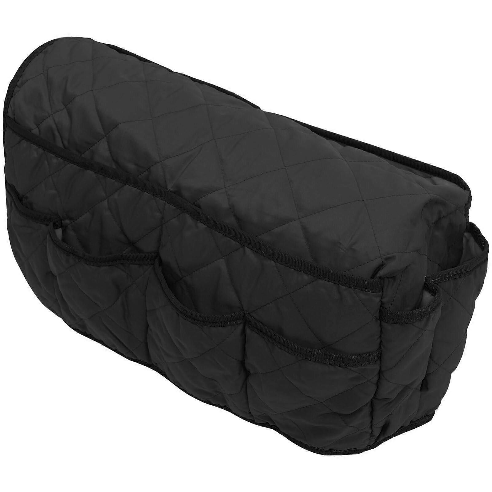 Storage Bag for Sofa Side Storage Organiser Couch Armrest Bag Fleece Material 48x22x22cm Compatible with Armchairs