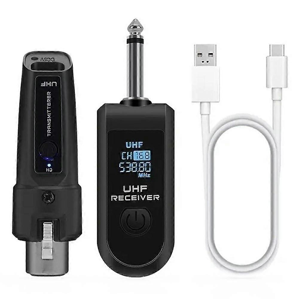 Wired to Wireless Microphone Converter 1 Transmitter + 1 Receiver