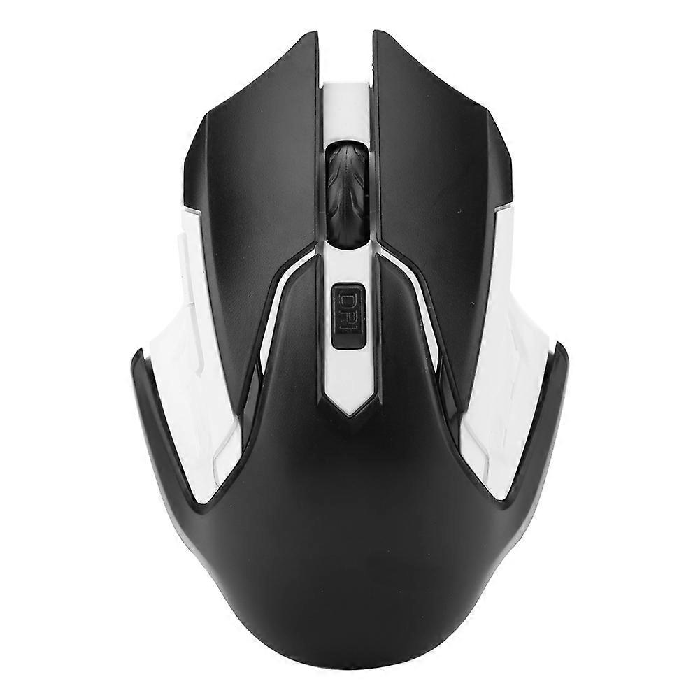 Optical 1200DPI Wireless Gaming Mouse Comfortable Grasp No Delay 2.4G Wireless Mouse - Black