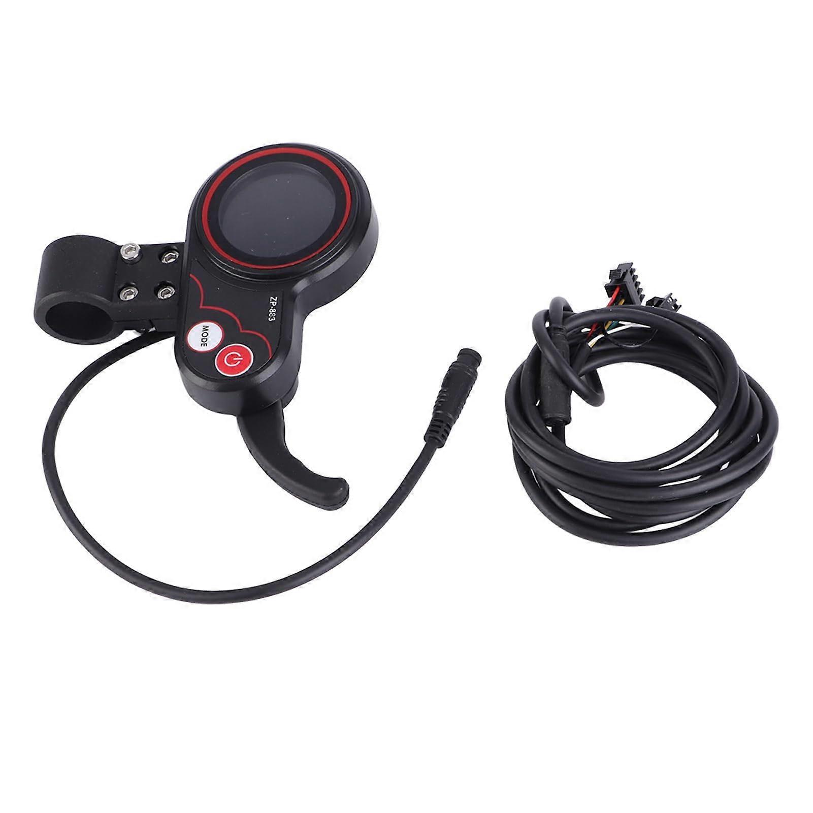 Thumb Thrust 2 in Speedometer Switch Control Panel for Electric Meter Bike Scooter Agreement 2 60 V Indicators 36 V 36V