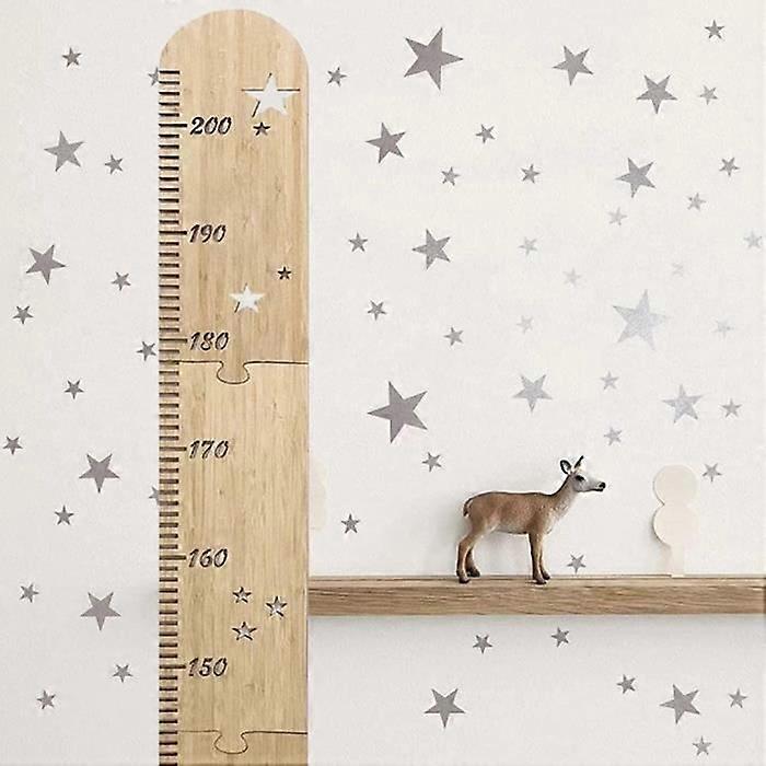 Children's Wall Height Chart - Wooden Measuring Ruler - Child