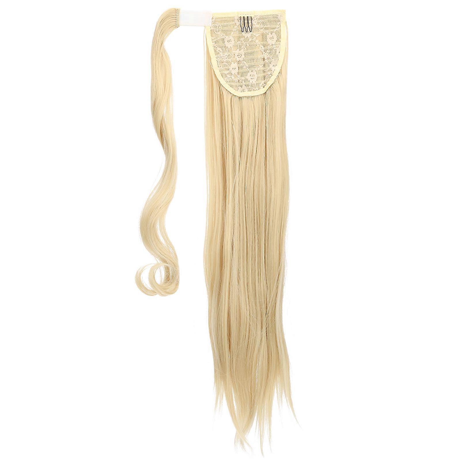 Chic Synthetic Ponytail Hair Extension For Women 60X10CM Long Straight Style Great For Photo Taking 1 Set