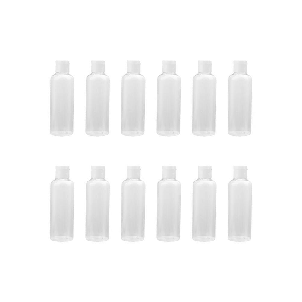 Durable Plastic Travel Bottles with Good Sealing Never Leak 100ml White