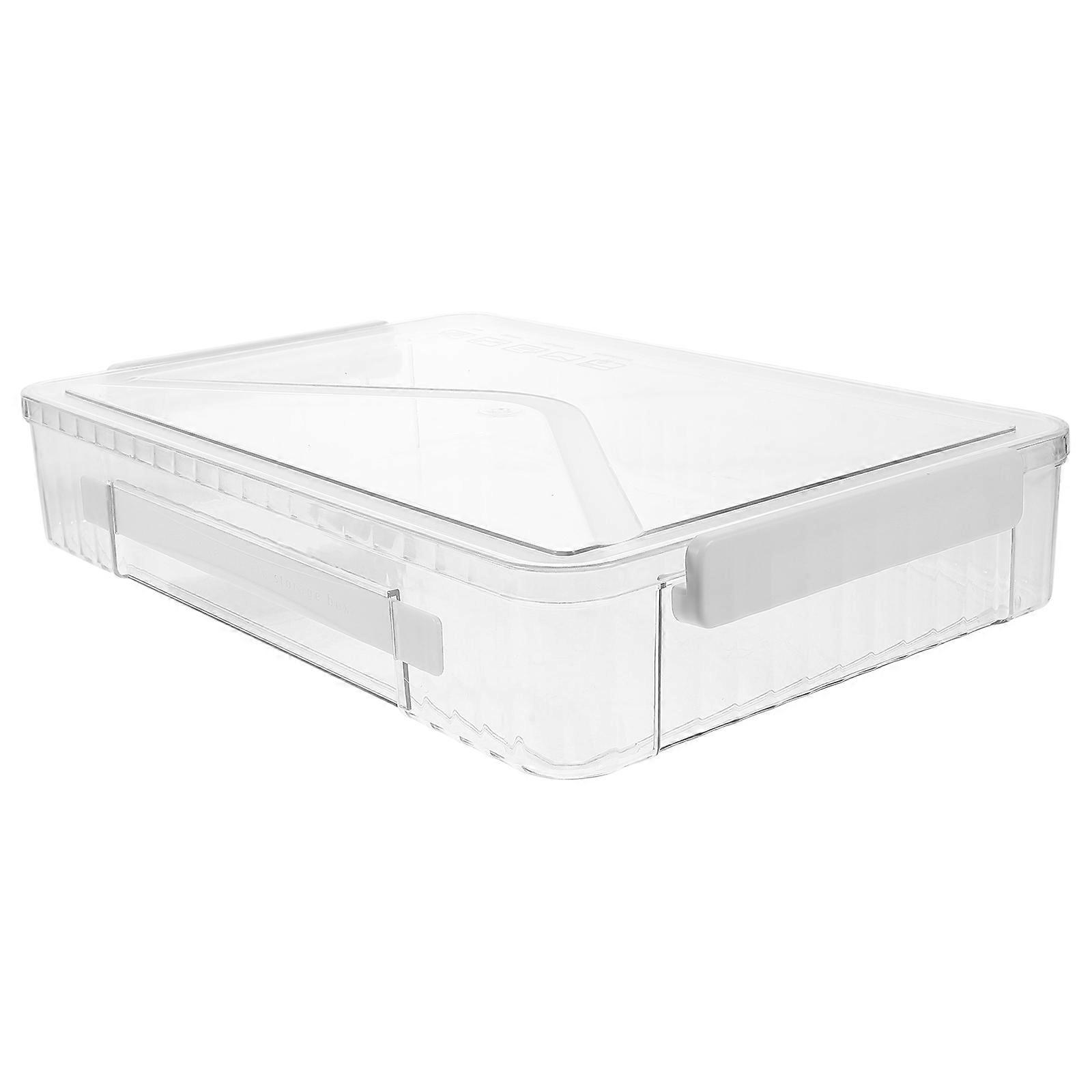 Clear Storage Box for Flags, Medals, Certificates – Organizer for Cards, Photos & Keepsakes – Portable Display Case for Easy Access & Organization