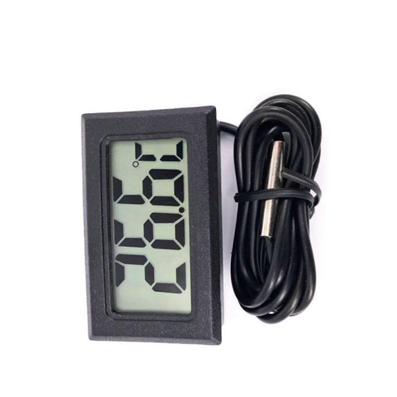 LCD Digital Temperature Monitor with Probe for Aquarium Freezer Refrigerator Thermometer Ref: 3338