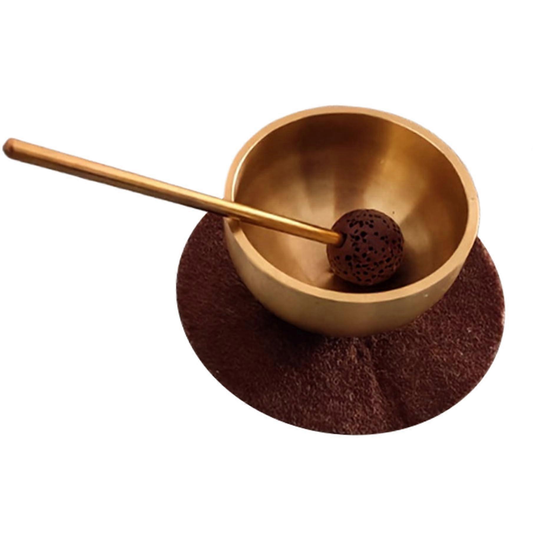 Singing Bowl Set, Mini Singing Bowl, Heartwarming Sound, Small Set with Mallet for Meditation, Stress Relief