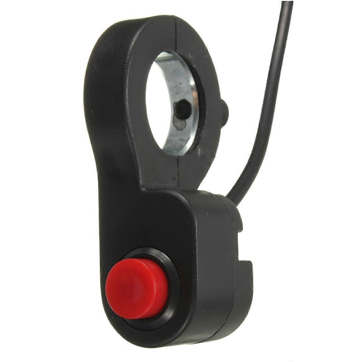 Hupe push button switch universal handlebar switch black for motorcycles installation elegant design