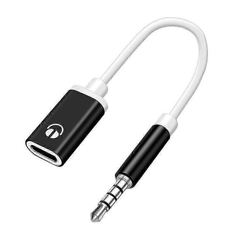 3,5 mm samec na USB-c samičí sluchátkový adaptér plochý audio převodník pro smartphony