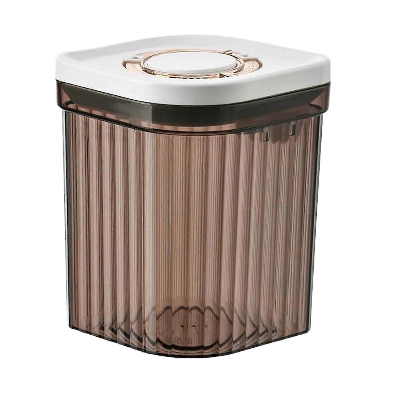 Dry food storage containers for pantry, stackable, large kitchen organizer