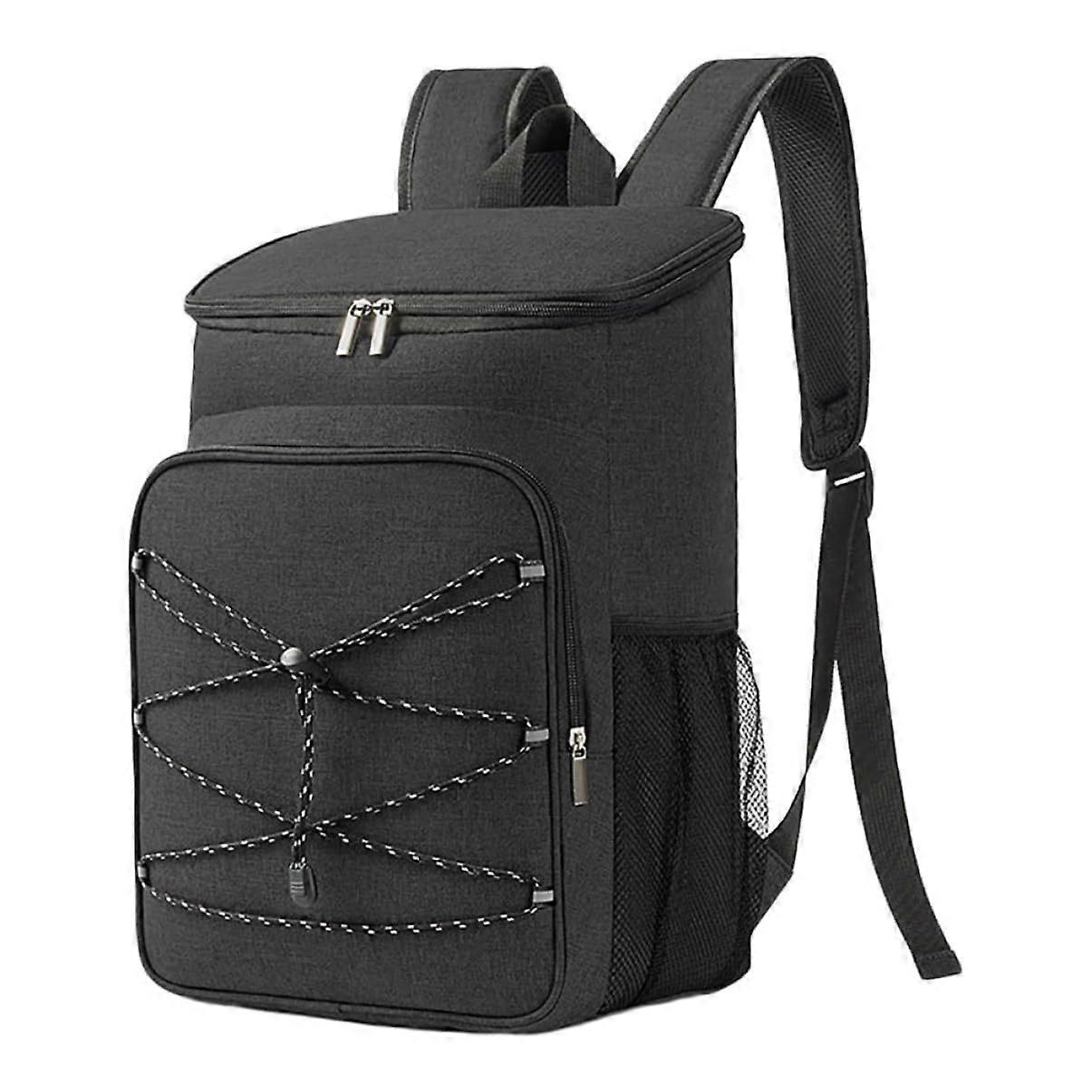 Reusable Insulated Lunch Bag Cooler Backpack Large Capacity for Outdoor Activities with Convenient Storage and Durable Material