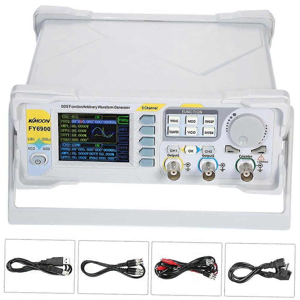 KKmoon 60MHz Function Signal Generator High Precision Digital DDS Dual-channel Function Signal/Arbitrary Waveform Generator Pulse Signal Source 250MSa