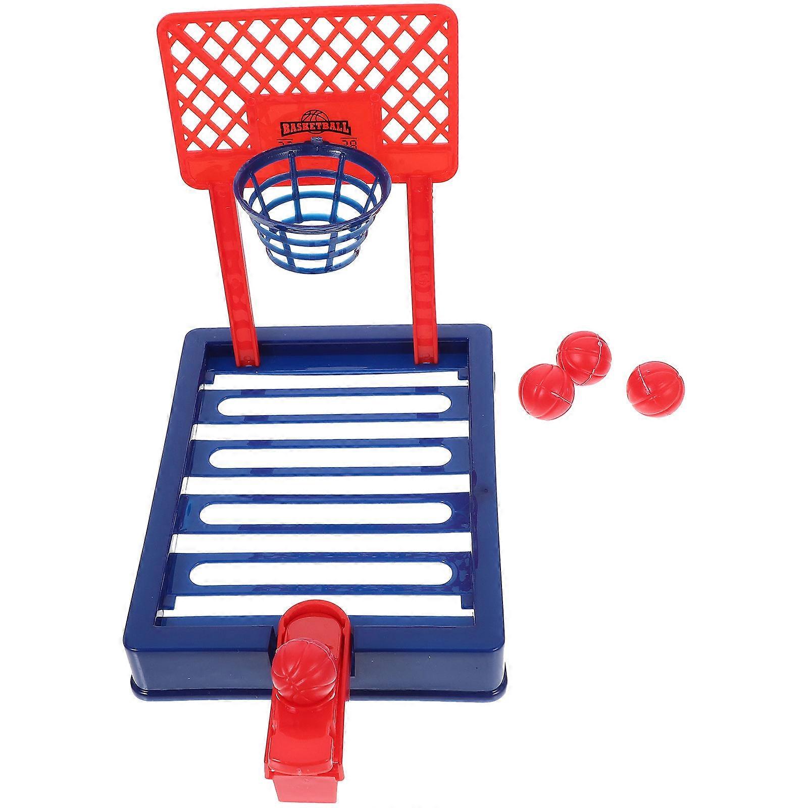 Mini Basketball Game Machine Fun Desktop Toy with Balls for Family Entertainment, Birthdays, and Indoor Play