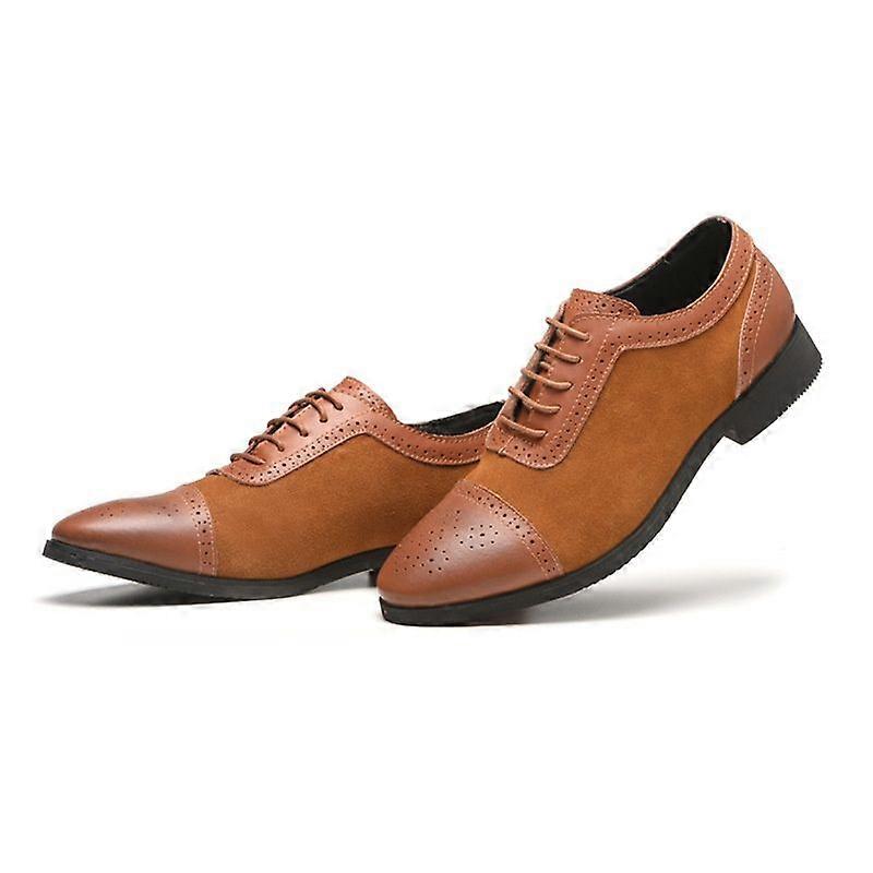 British Style Plus Size Men's PU Leather Shoes