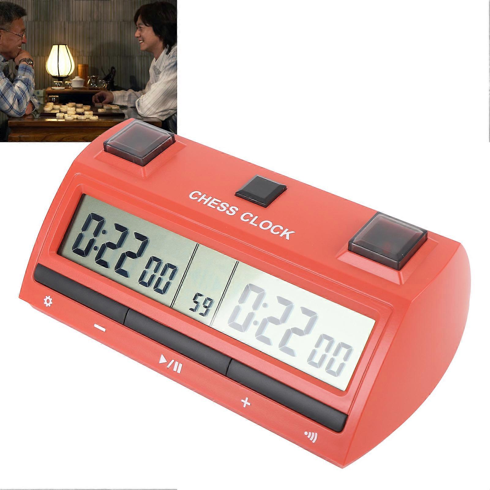 Professional Digital Chess Clock Timer Large Screen Portable
