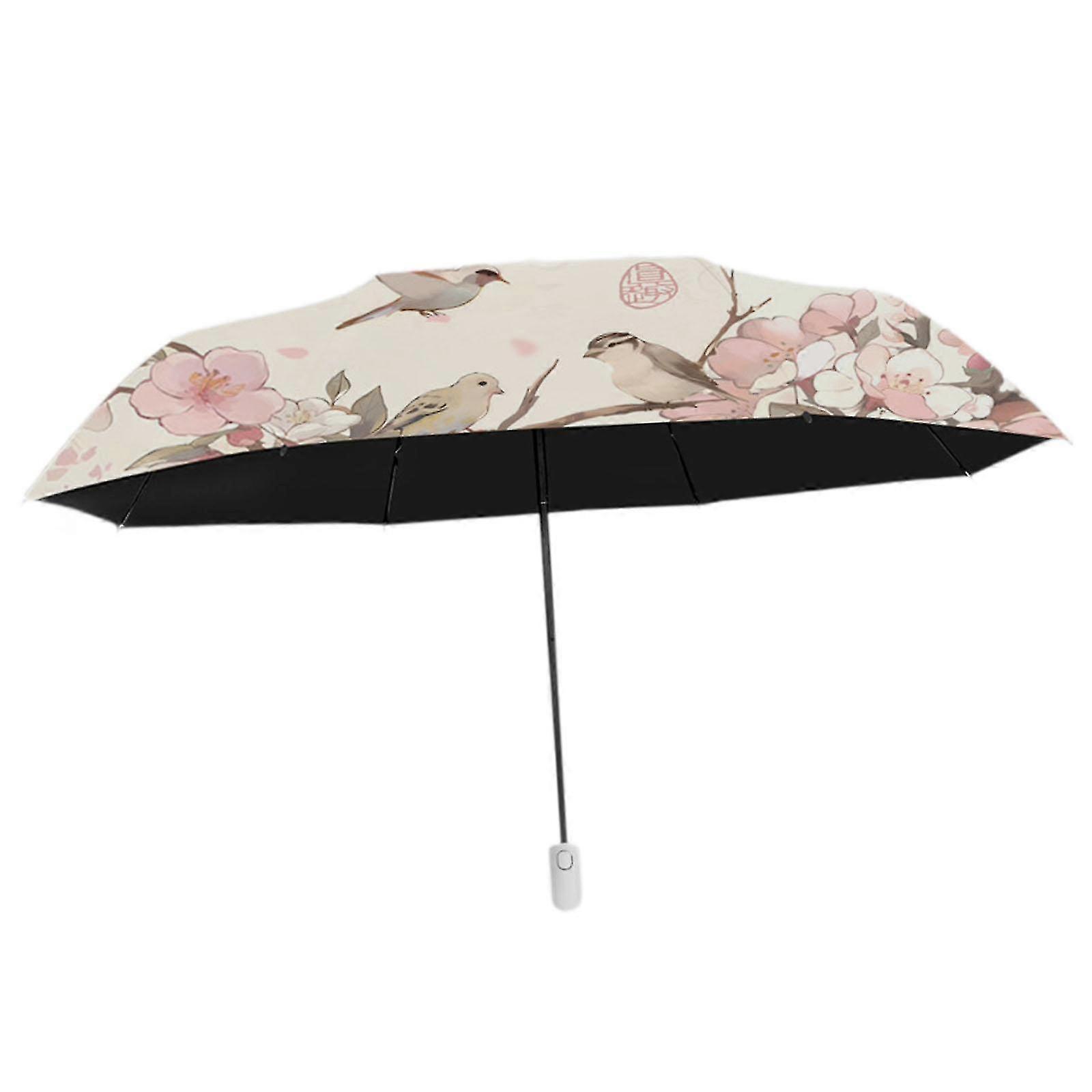 Sun Umbrella Automatic Lightweight Foldable Large Portable Sun Rain Umbrella