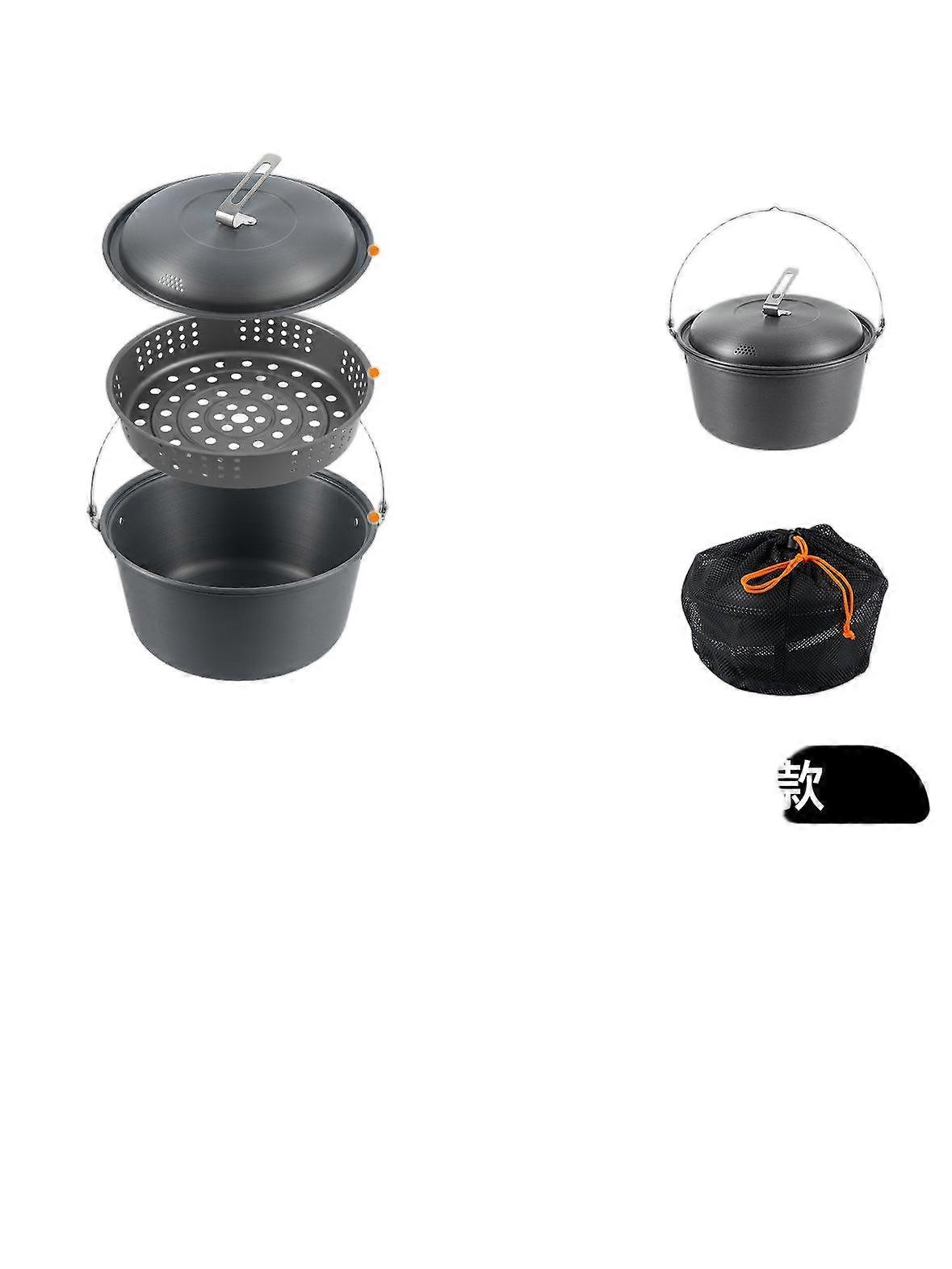 4.5リットルの大容量屋外スープポット、持ち運びが簡単で使いやすい