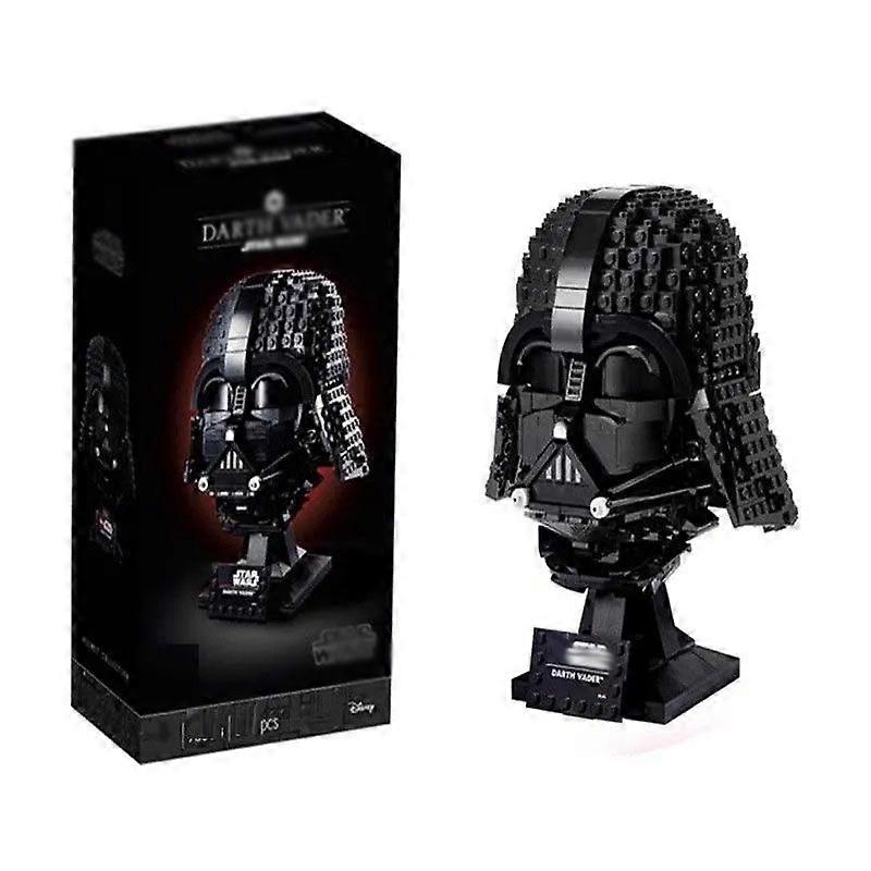 Schwarzer Darth Vader Kopf Baustein Geschenk für Kinder