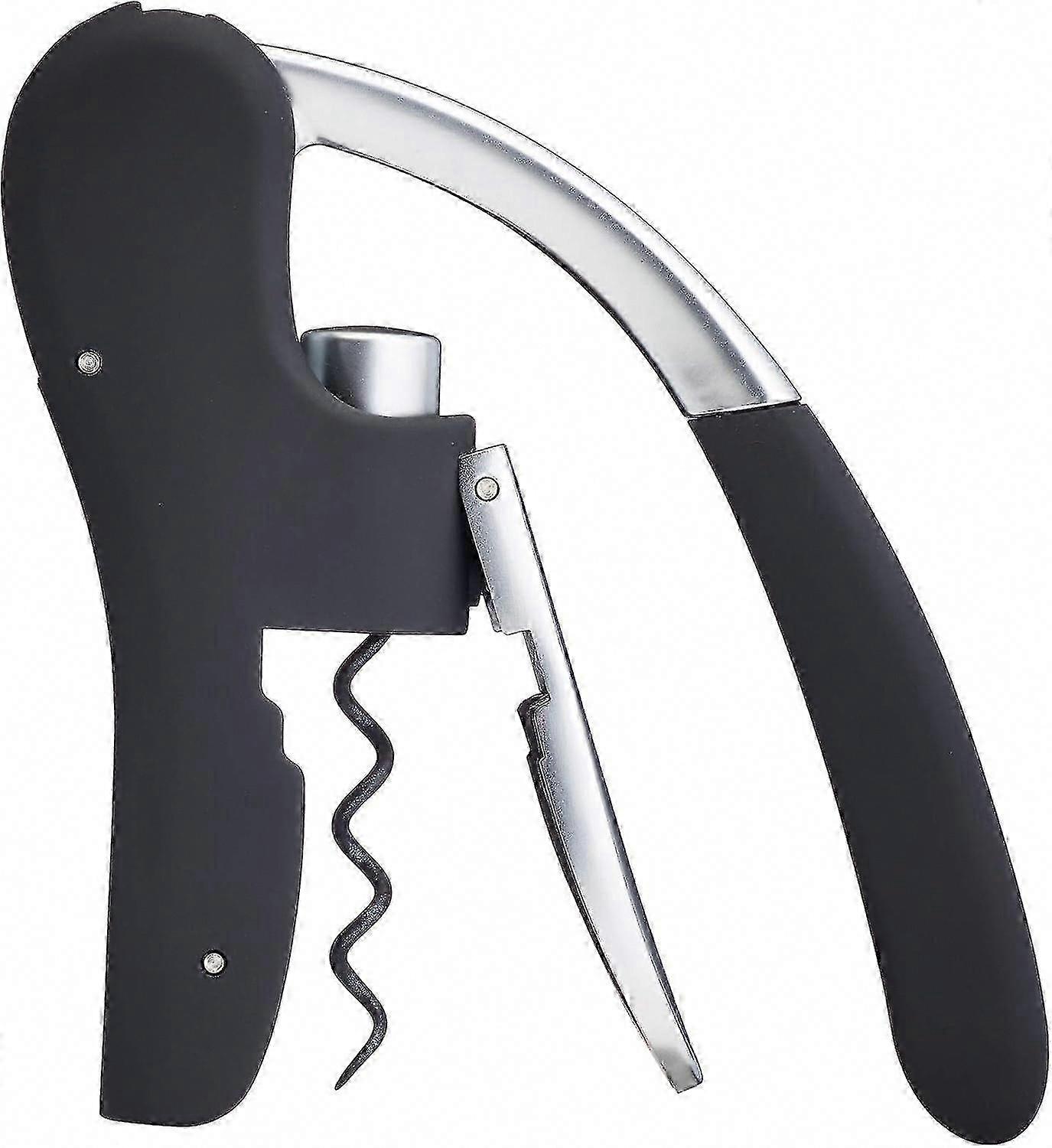 Bar Craft Corkscrew with Foil Cutter, Black