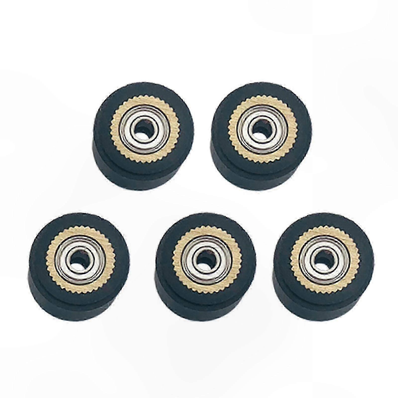 5-Pack Pinch Rollers for Vinyl Plotters, 4x11x16mm-Compatible with Graphtec and Mimaki Devices