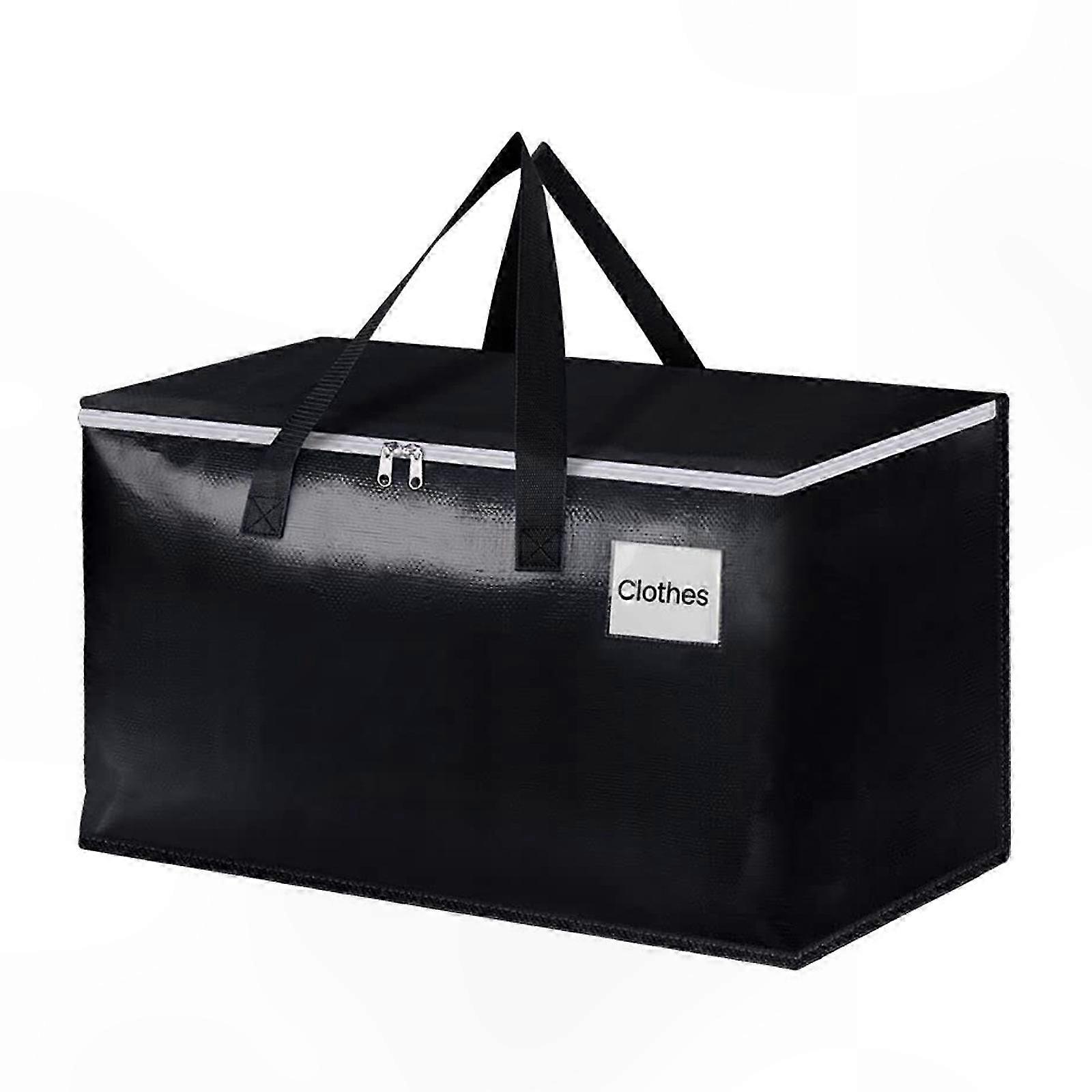 Heavy Duty Moving Bags with Handles - Large Storage Totes for Clothes, Durable & Spacious Closet Organizers