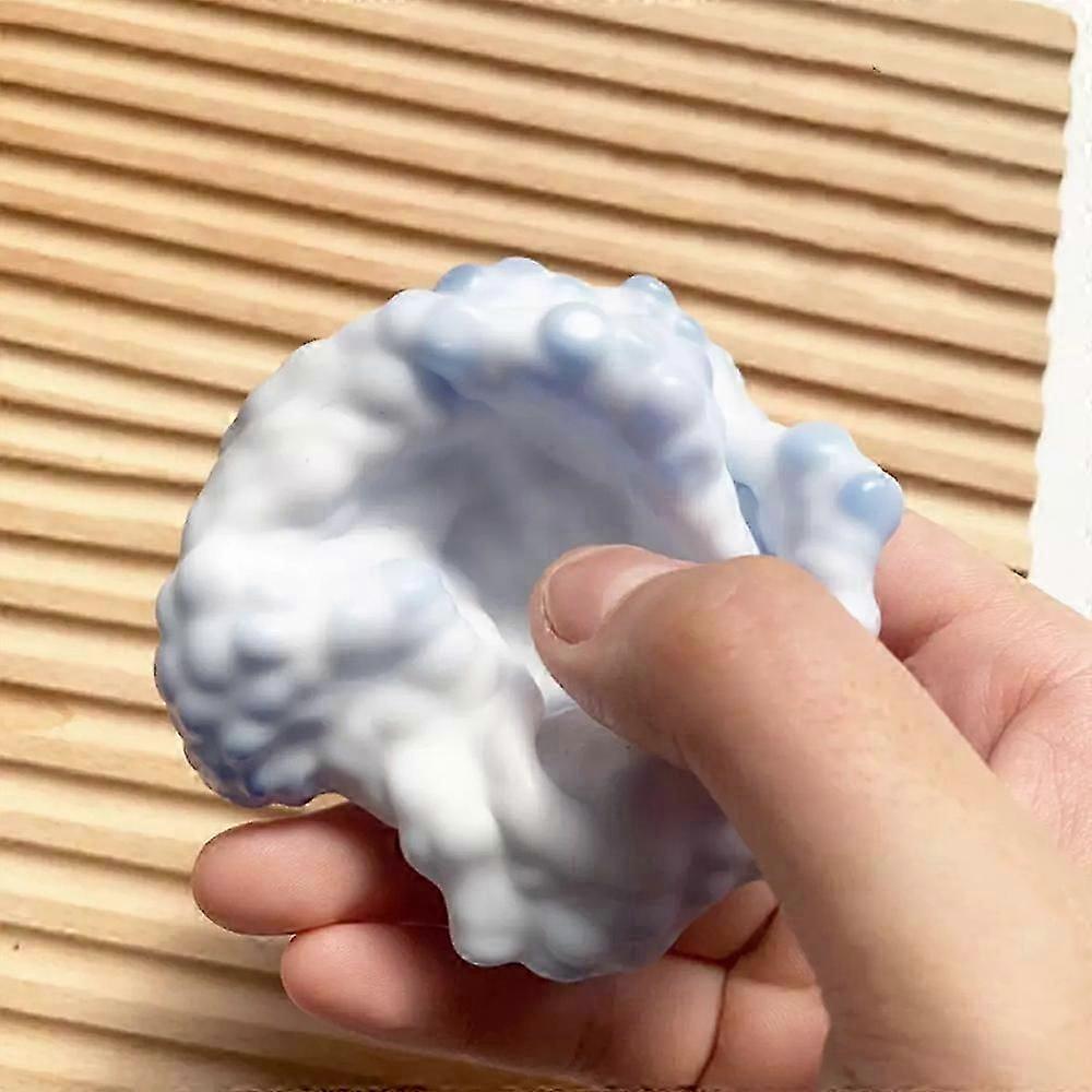 bola de estrés uva squishy juguete con forma de perlas de vacío