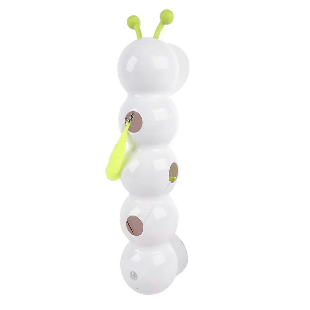 Intelligent Interactive Cat Toy,Mobile Activation Wake-Up, Earthworm Pole, Toy with Tail, Automatic Popping Hole