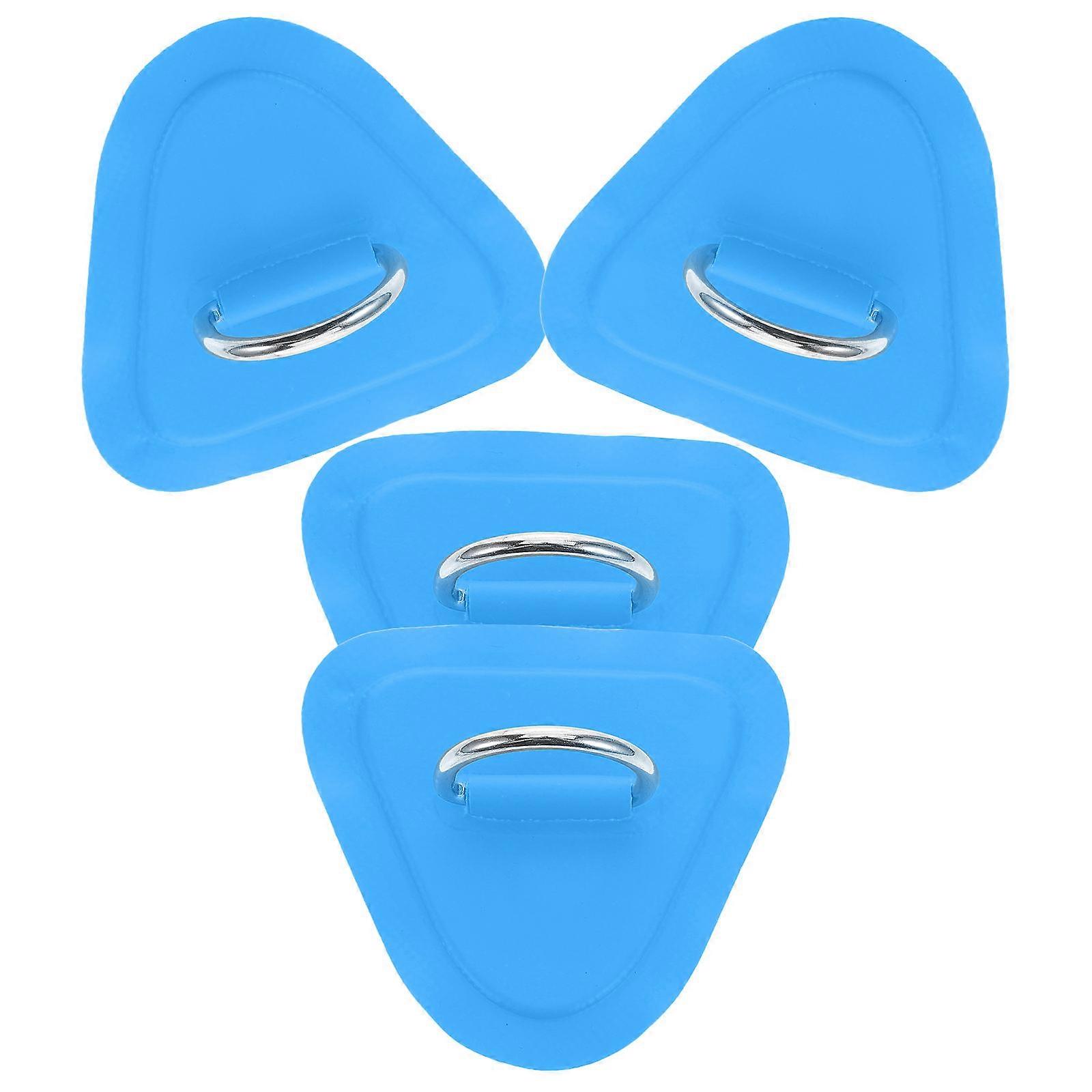 Blue Kayak Patch for Fixing Cord Made of PVC and Stainless Steel Great for Daily Use Compact Size