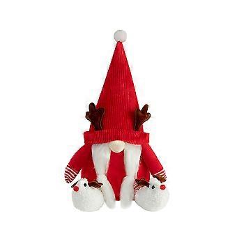 Gorro de Punto de Navidad Oso Estilo de Dibujos Animados Unisex Gorra de Invierno ML-D35009A Para Hombres