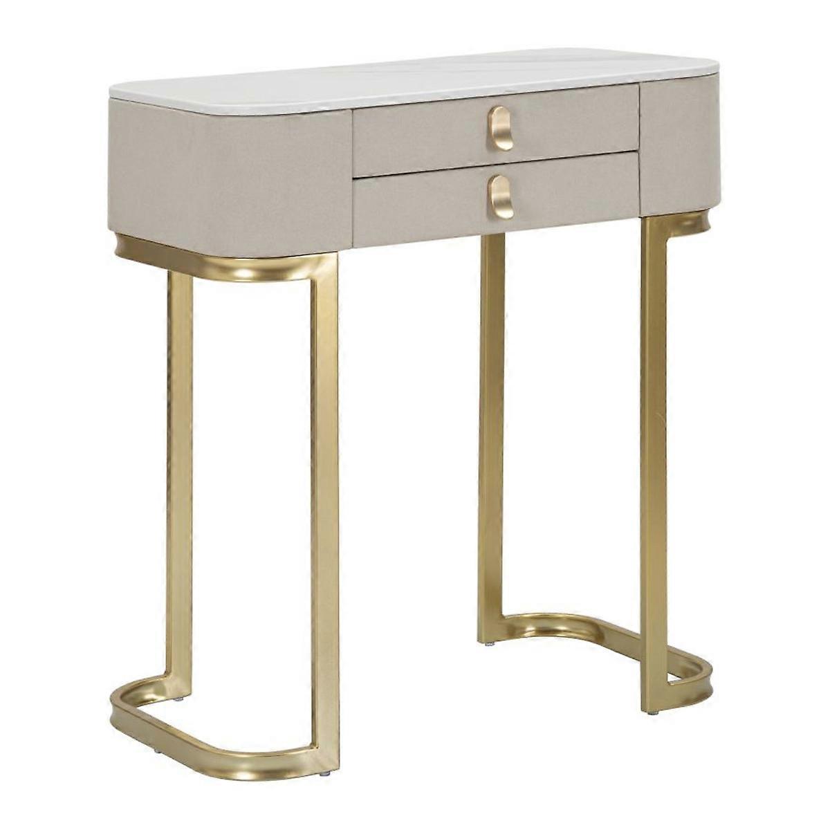 MF605 Table console, Beige, Bois, 70x40x80 cm