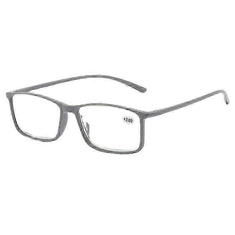 Universal for all seasons Simple square reading glasses high quality reader spring hinge men and women reading glasses