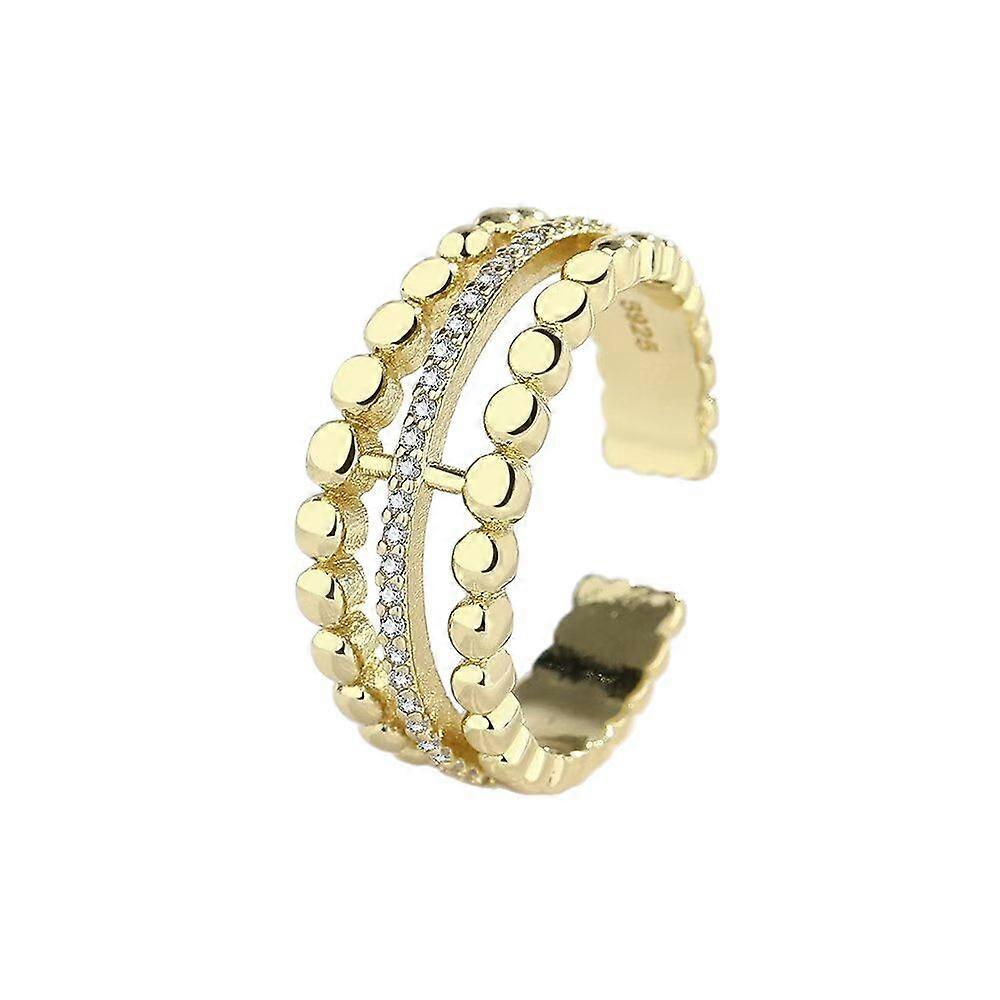 Double Layer Open Ring, Minimalist Versatile Adjustable for Women 2025