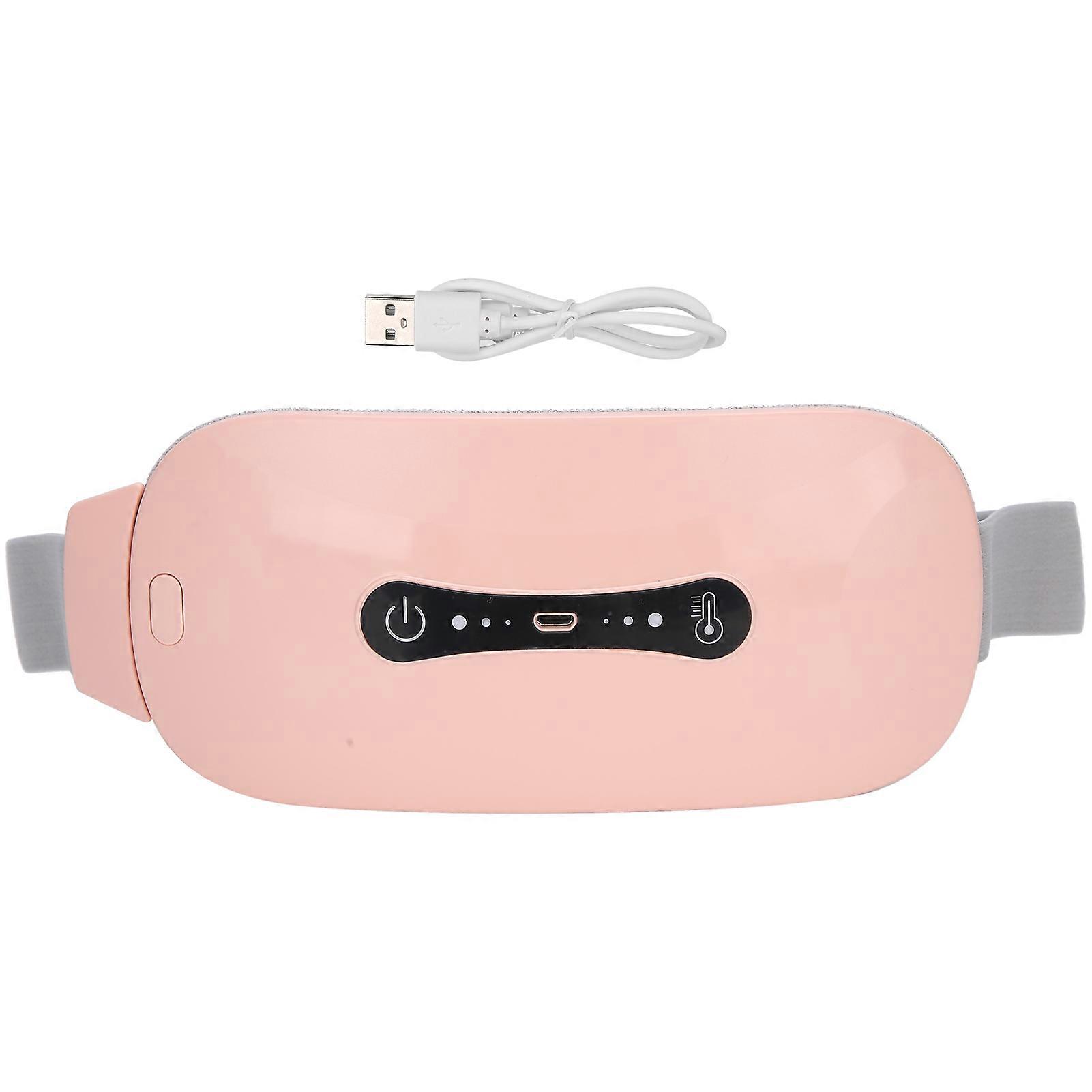 Coussin chauffant électrique pour le ventre, 3 niveaux de chaleur, thermostatique, vibration, ceinture chauffante pour la taille, chargement USB