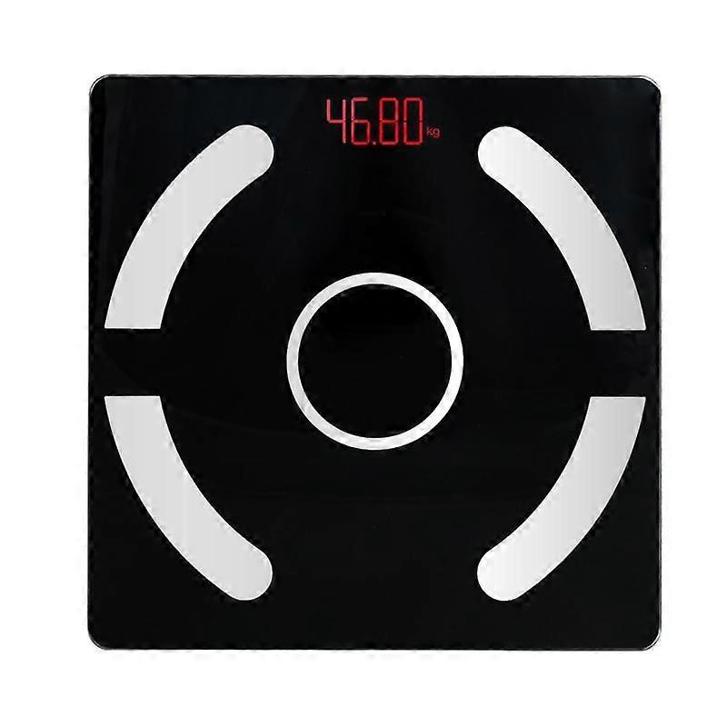 Body Fat Scale Bluetooth BMI Scales bathroom(Black)