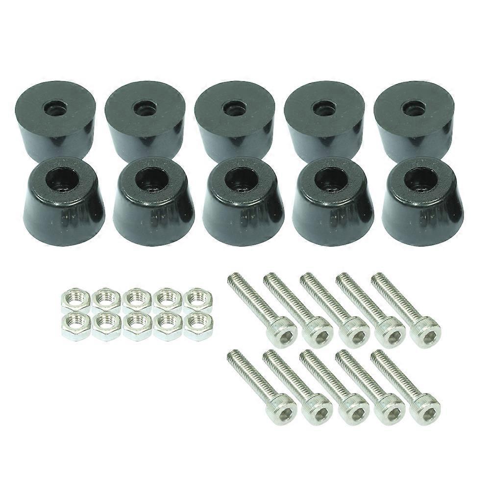Tool Sets for Home Home Bumpers Pads with Screws and Nuts 30Pcs