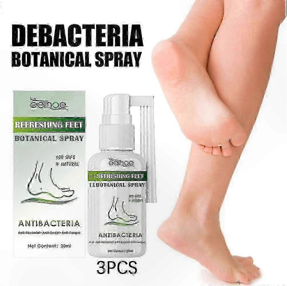 Moisturizing Foot Spray for Dry Cracked Skin Relief Anti-Itch Formula for Feet Hygiene and Comfort Cleansing Solution