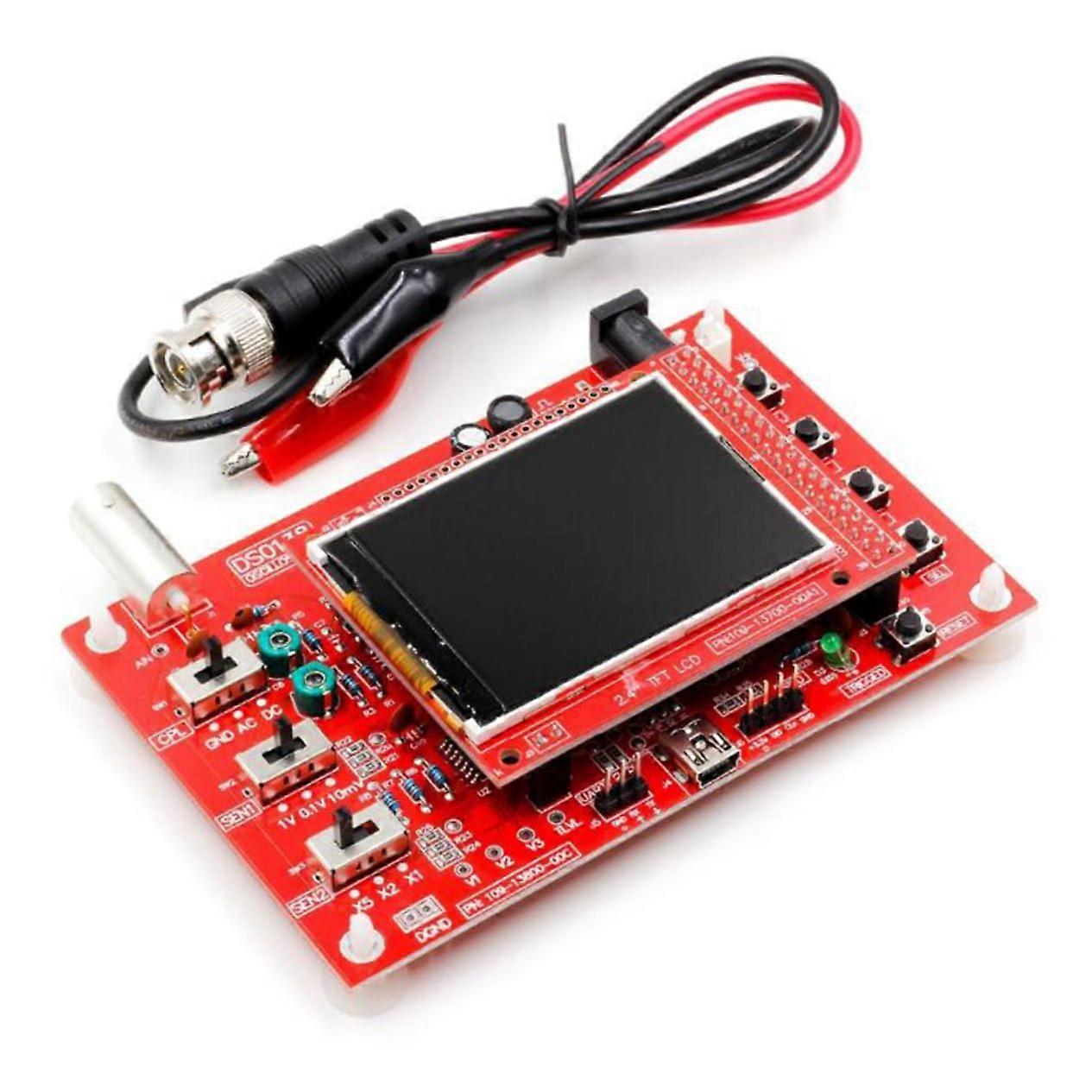 Tft Digital Kit With Acrylic Case Handheld Probe Open Source Design For Easy Waveform Analysis
