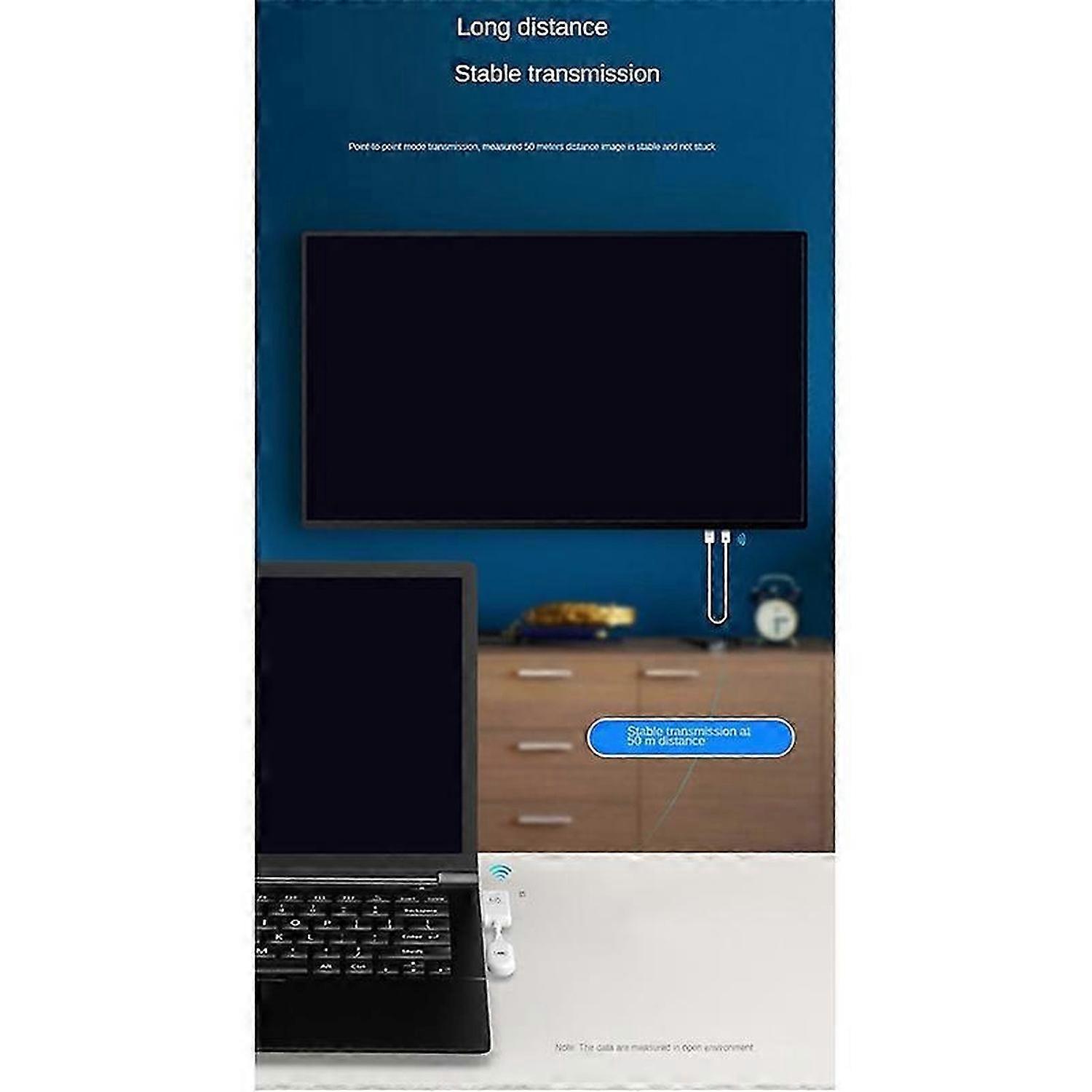 CS7 Video  mitter Receiver -Compatible USB Adapter Dongle 1080P Wireless Type-C Extender Project