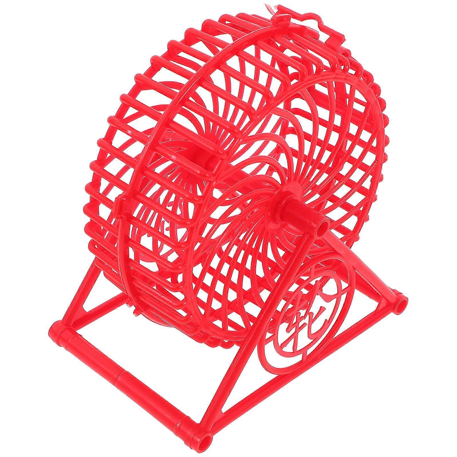 Hamster Running Wheel Plastic Quiet Spinner with Rack