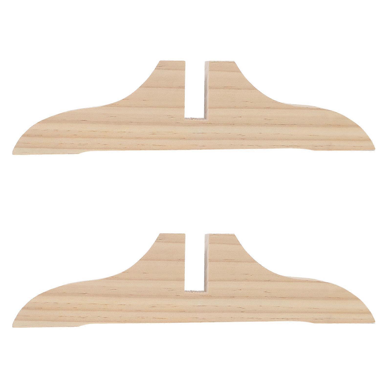 Khaki Screen Divider Feet for Holding 2Pcs Wear-Resistant Wooden Divider Bases