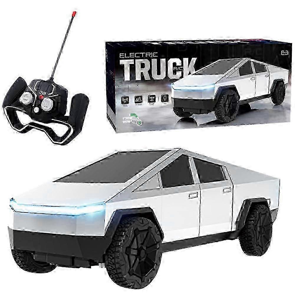 2025 For Tesla Cybertruck Remote Control Toy Trucks Rechargeable Battery RC Mini Vehicles Toy Christmas Toys Gift for Boys Girls 6+