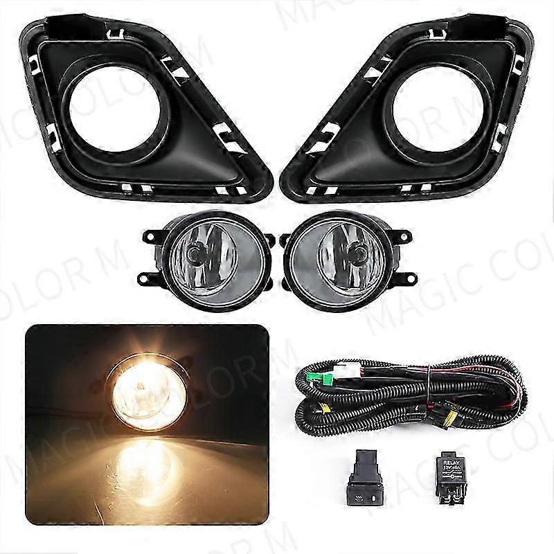 Applicable Led Fog Lamp For Toyota Ractis 2010 2011 2012 2013 2014 Auto Bumper Front Light Head Lamp Replacement Cover Car Accessories 12v