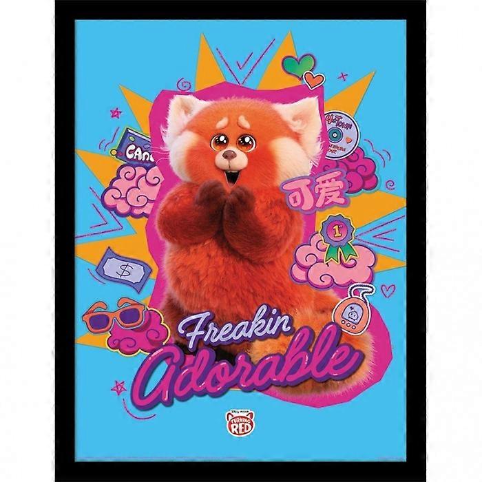 Turning Red Freakin Adorable Framed Poster