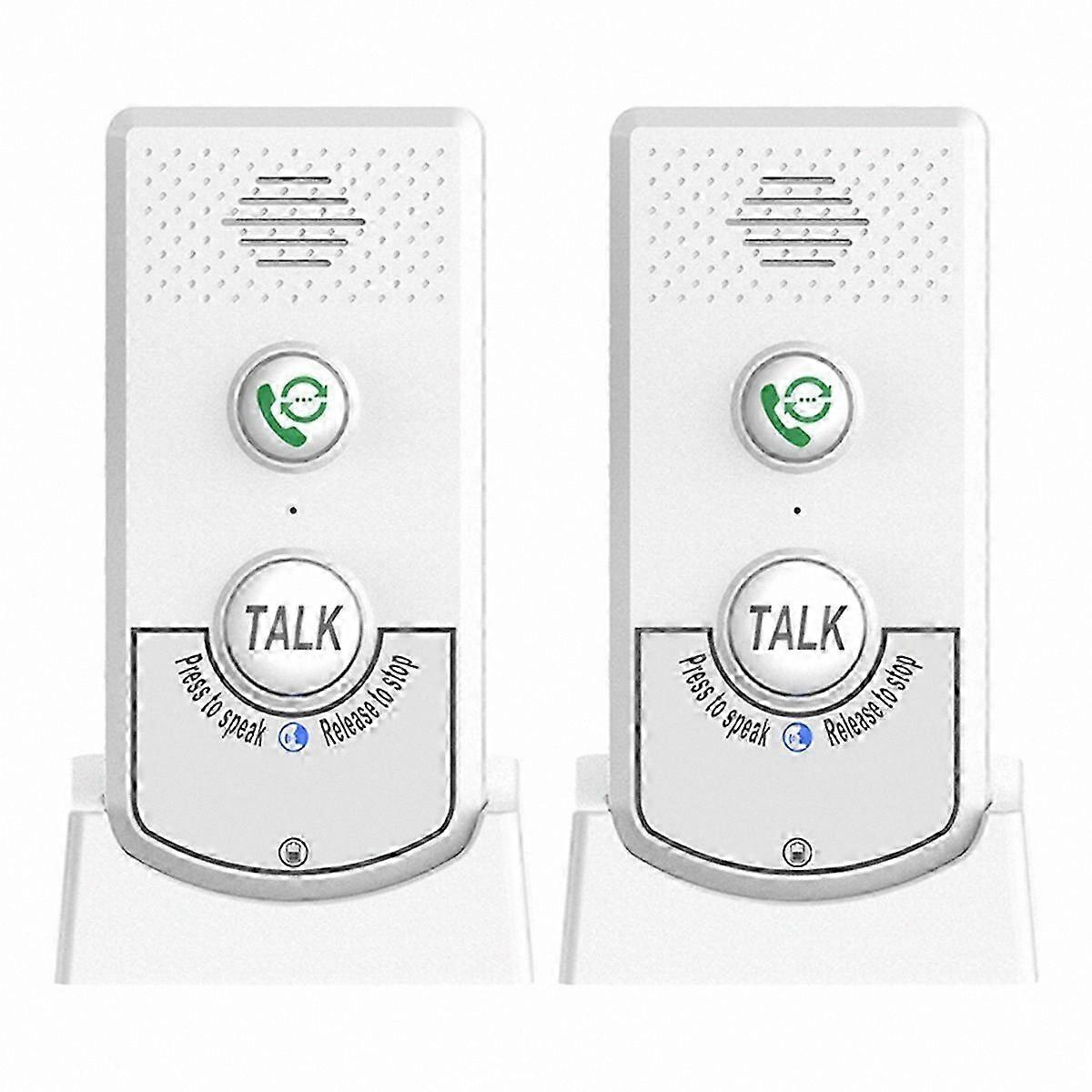 Wireless Home Intercom System with Bidirectional Voice Communication for Extended Range Calling