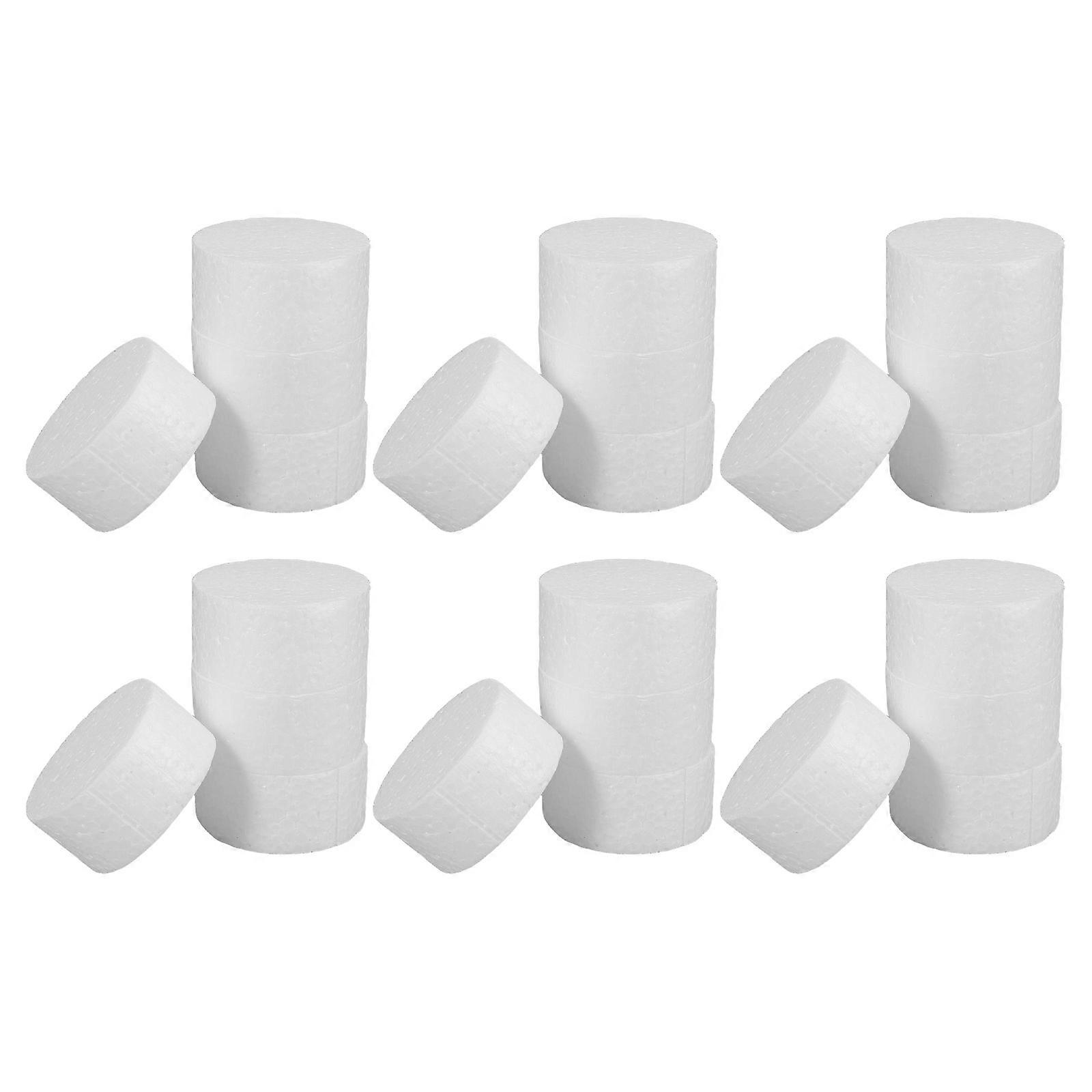 Round Foam Circles for Arts and Crafts 90Pcs White Polystyrene Foam