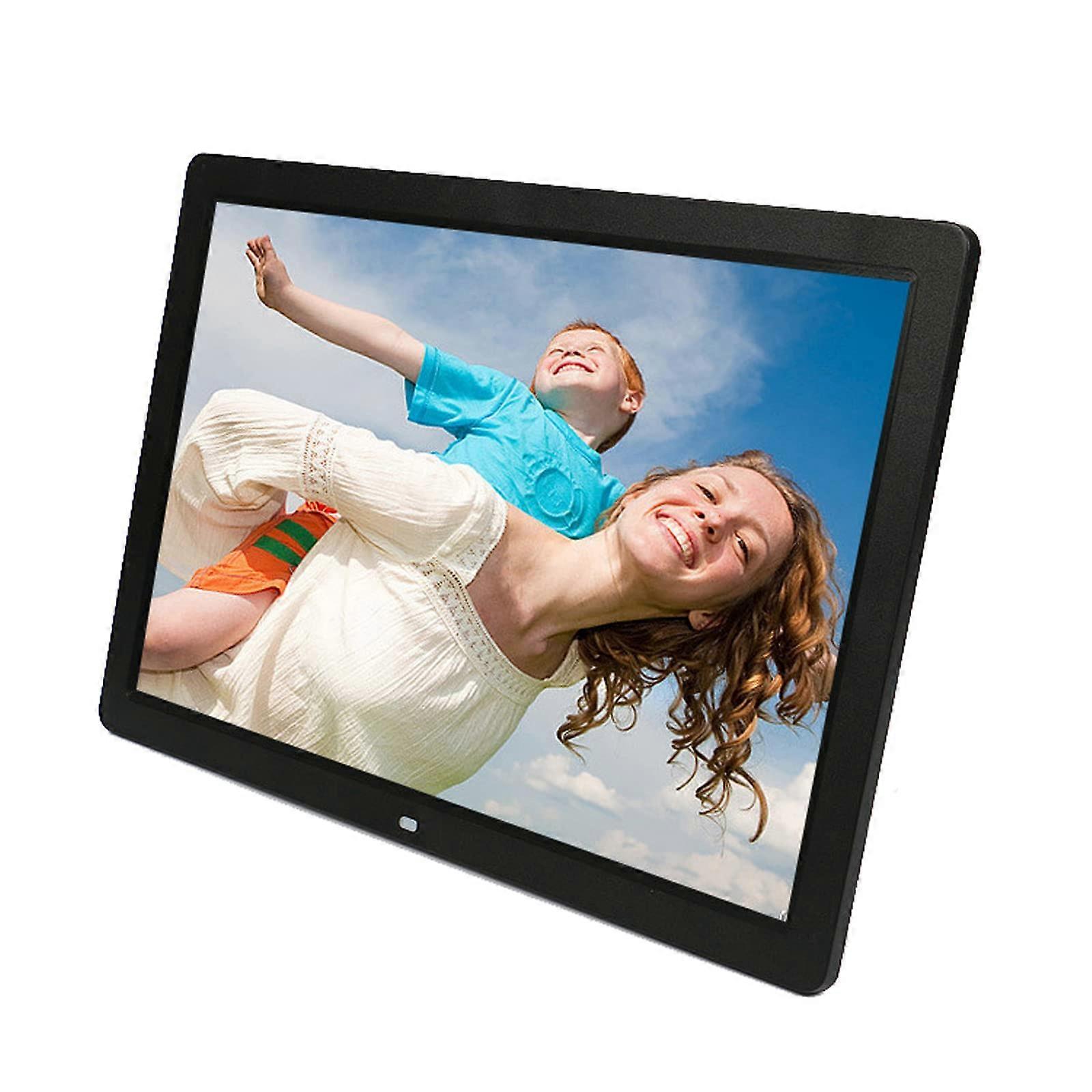 WiFi Digital Photo Frame 20Inch Touch Screen Email Photos From Anywhere Easy Setup Black