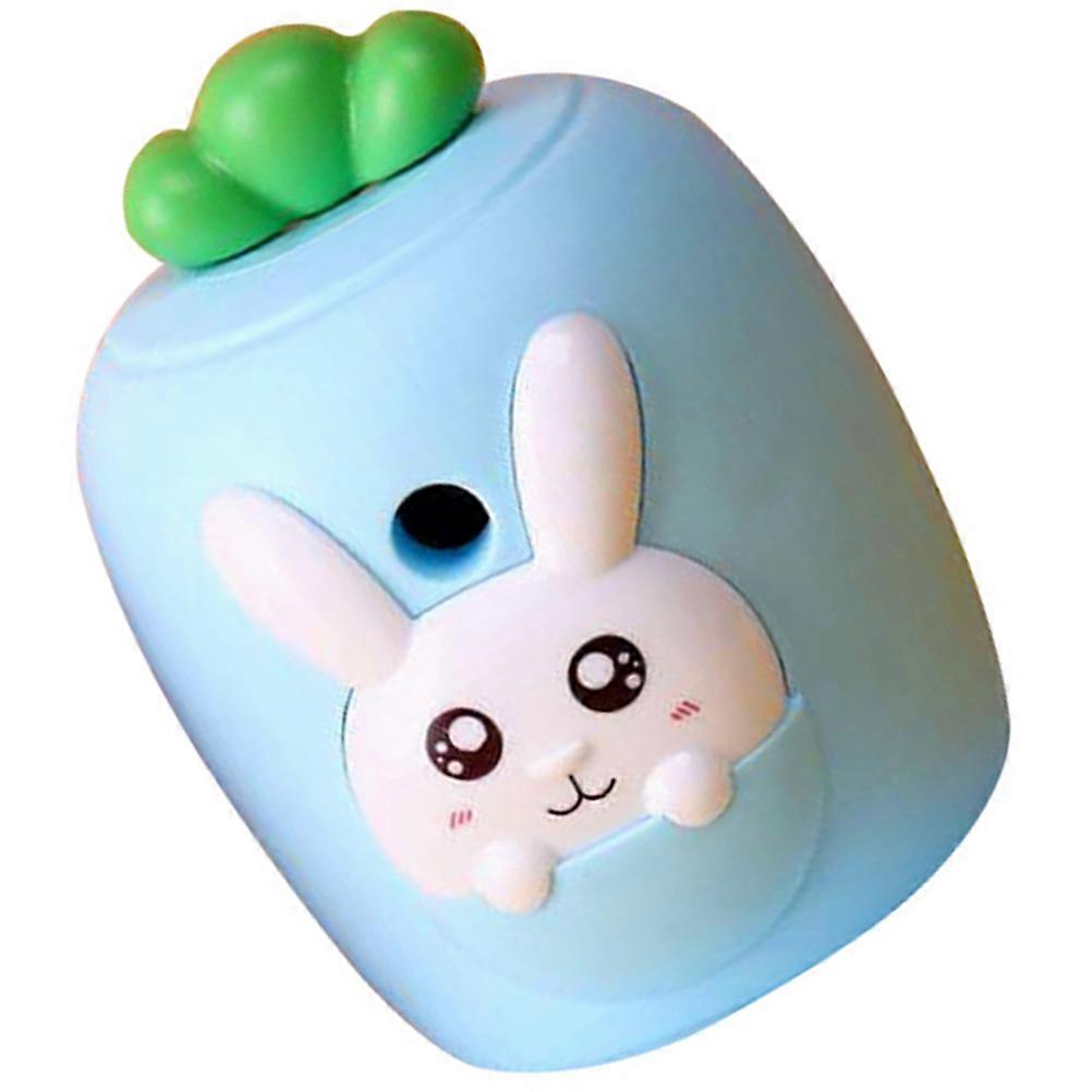 Blue Pencil Sharpeners Portable Sharpener for Students 2Pcs Manual Use
