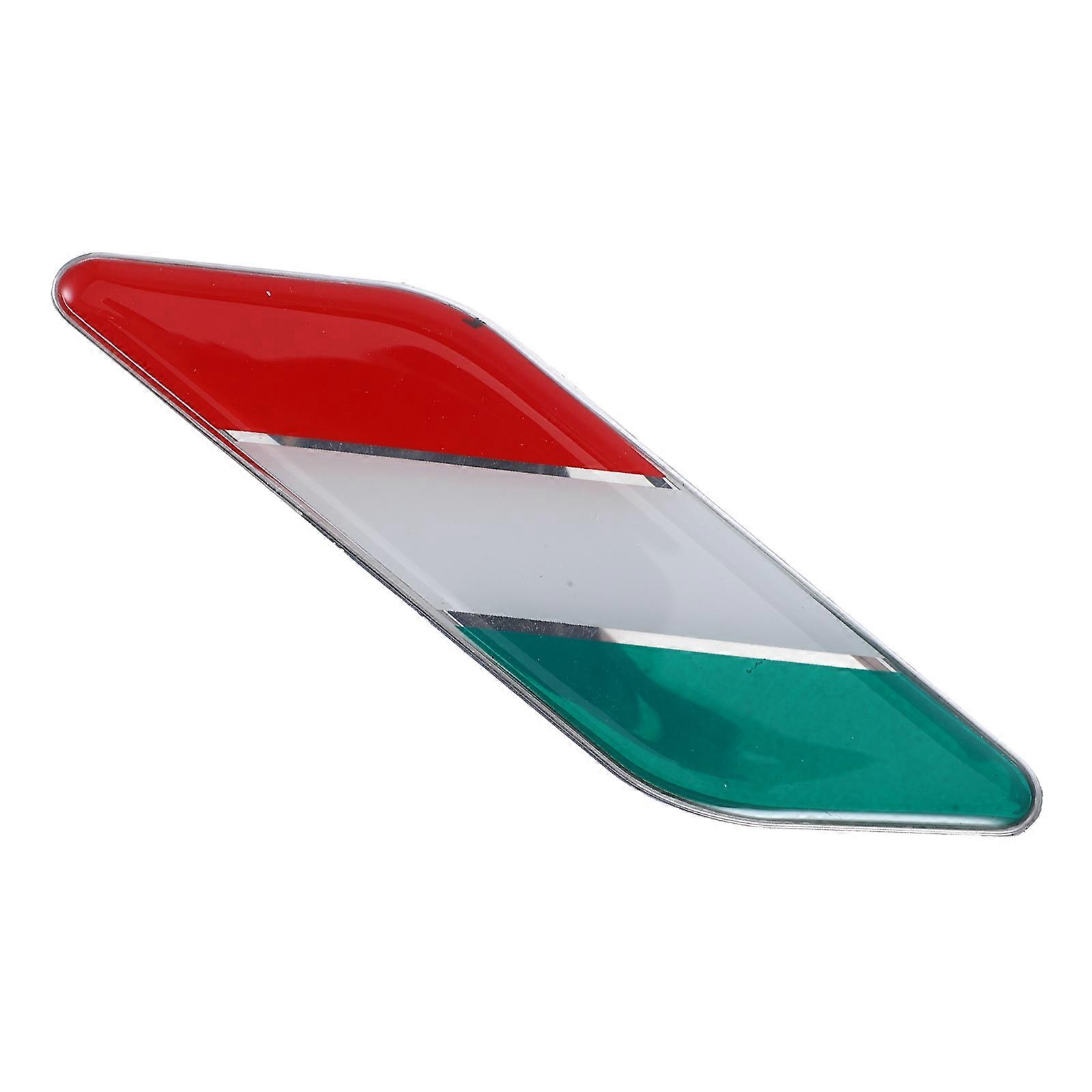 Multi Color Italy Flag Window Decal 3Pcs For Automotive Decoration Scratch Protection Perfect For Outdoor Use
